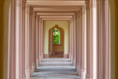 Bernhard Martus: Wandelgang Moschee Schwetzingen